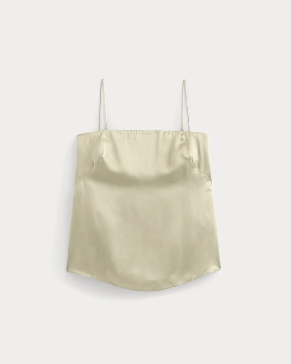 Thin Strap Cami in Silk Charmeuse | Peyote (5)