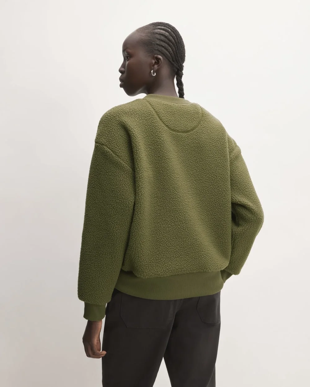 The ReNew Fleece Oversized Crew | Kalamata (6)