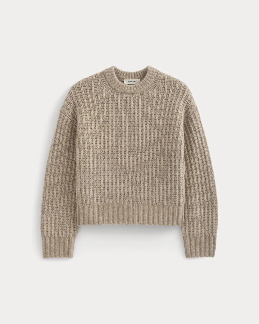 Waffle Sweater in Cloud | Heathered Oatmeal (4)
