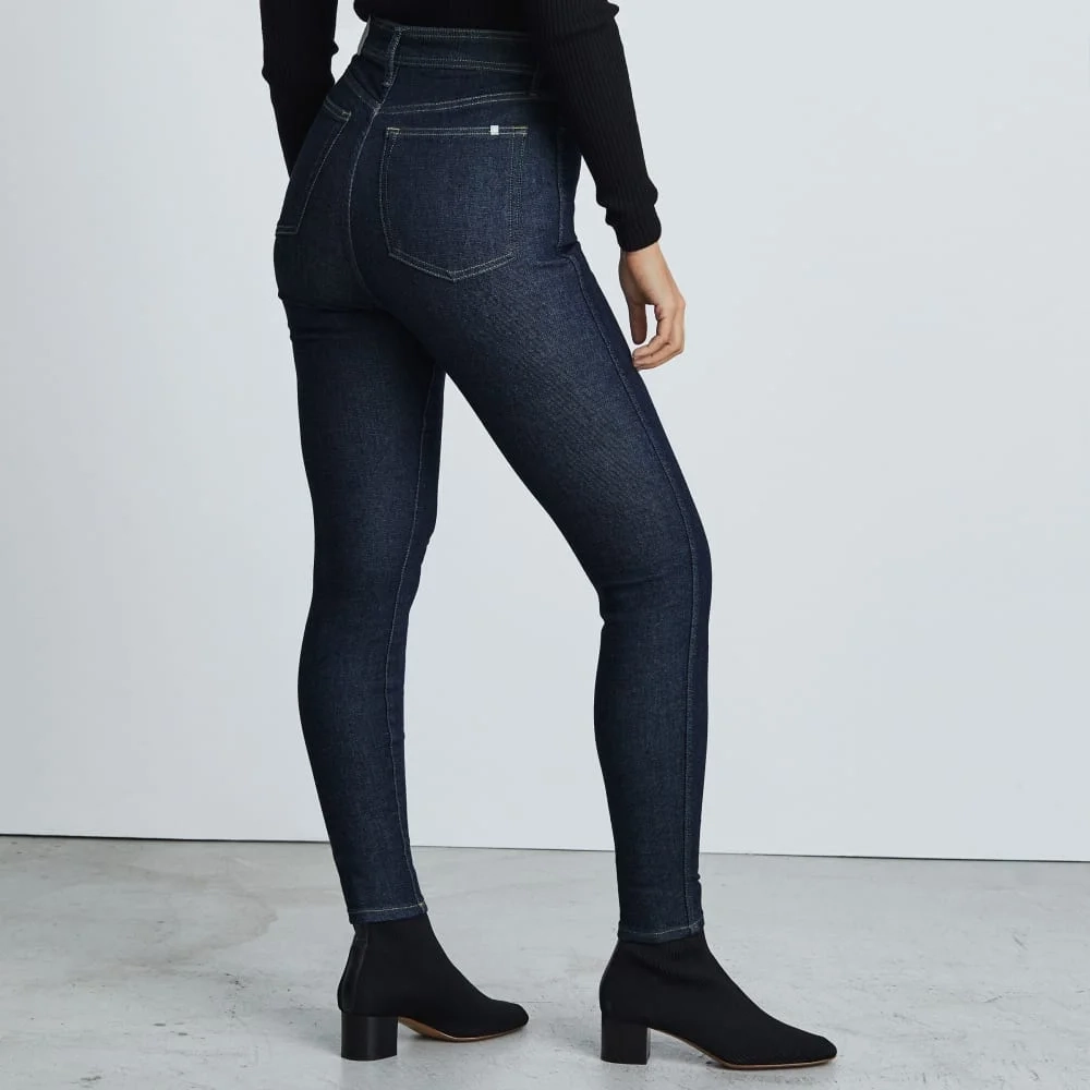 The Way-High® Clean Front Skinny Jean  | Dark Indigo | 28.5” Inseam (4)