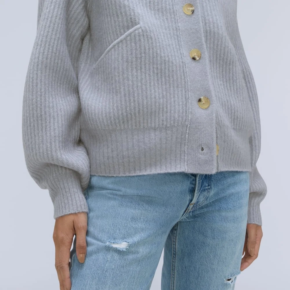 The Cozy-Stretch Hooded Cardigan | Smoke (5)