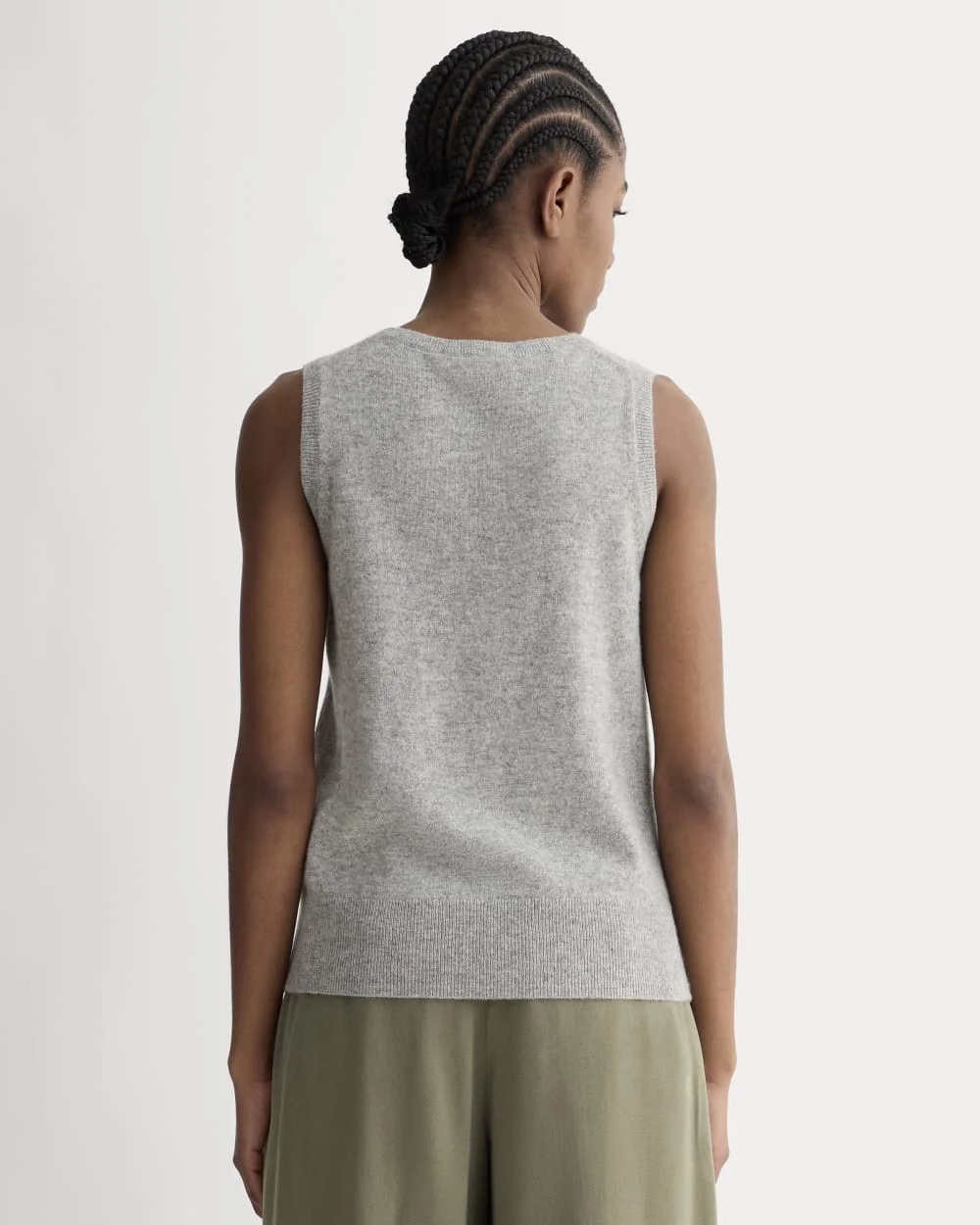The Classic Tank in Cashmere | Light Heather Grey (5)