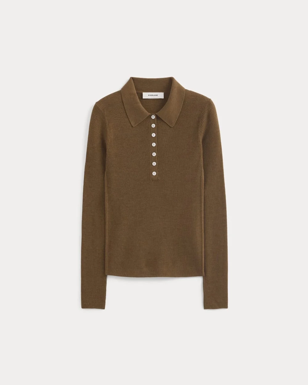 The Polo in Ultrasoft Merino | Heathered Toffee (4)