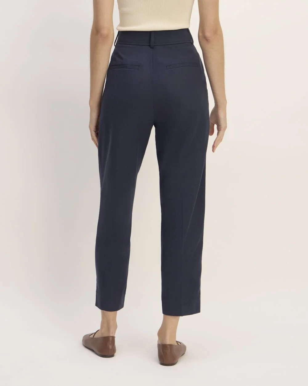 The Draper Tapered Pant in Buttersmooth | Navy (5)