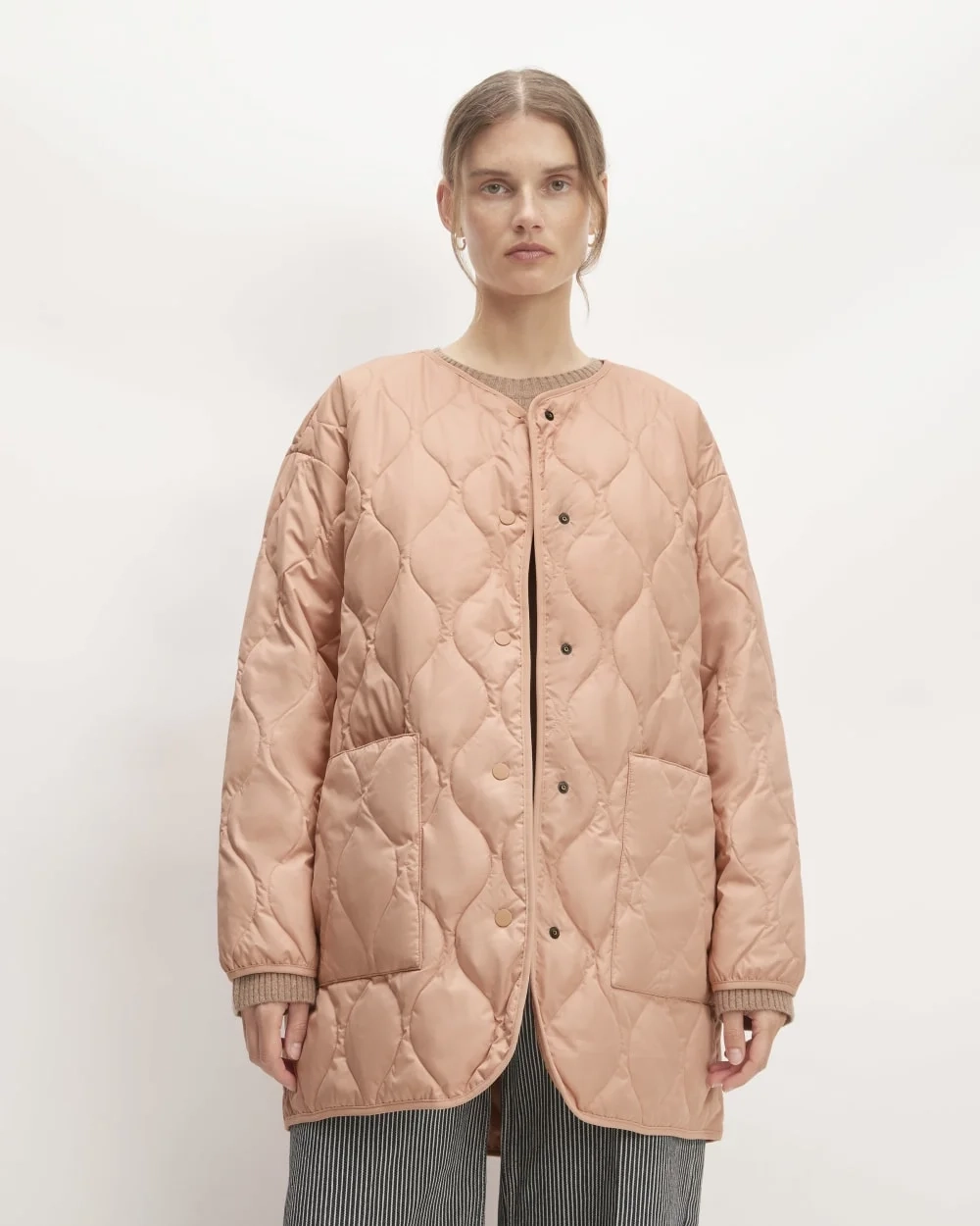 The Quilted Liner | Blush Pink