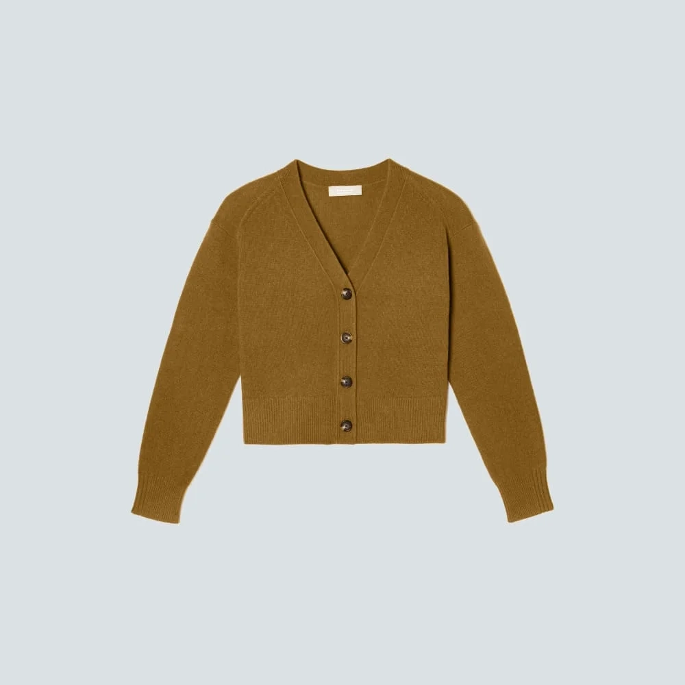 The Cashmere Cardigan | Tapenade (7)