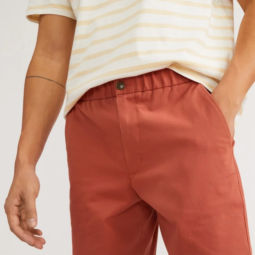 The Pull-On Performance Chino Short | Redwood (5)