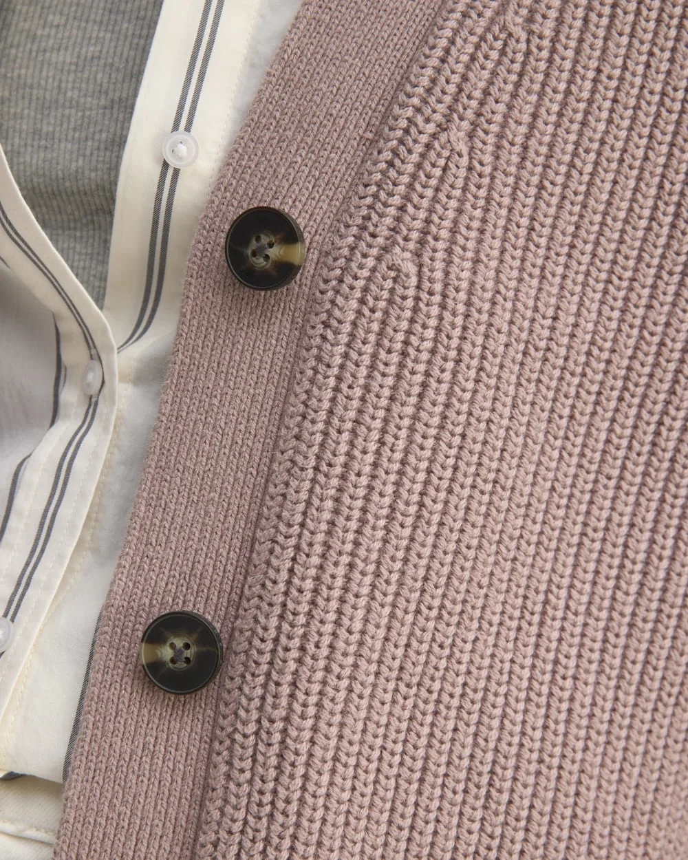 The Boxy Cardigan in Everyday Cotton | Dusty Rose (4)