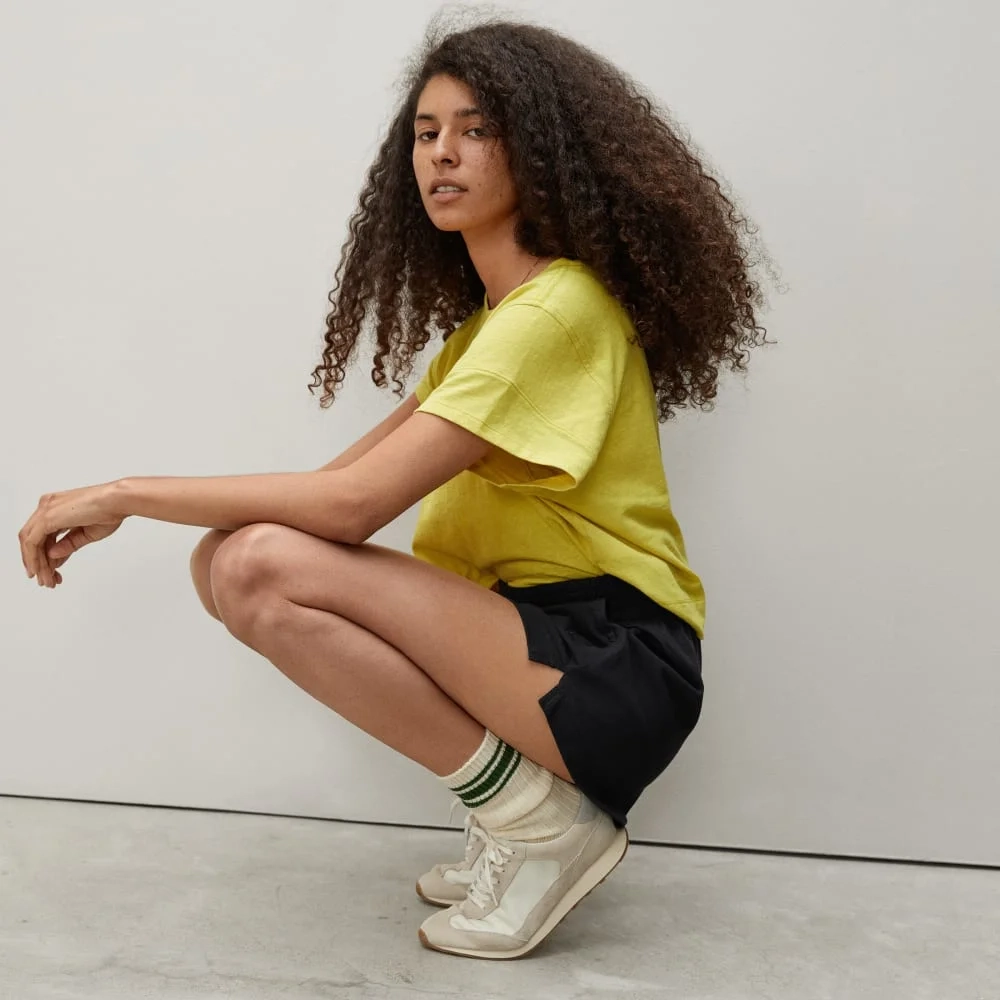 The Retro Jersey Short | Black (2)