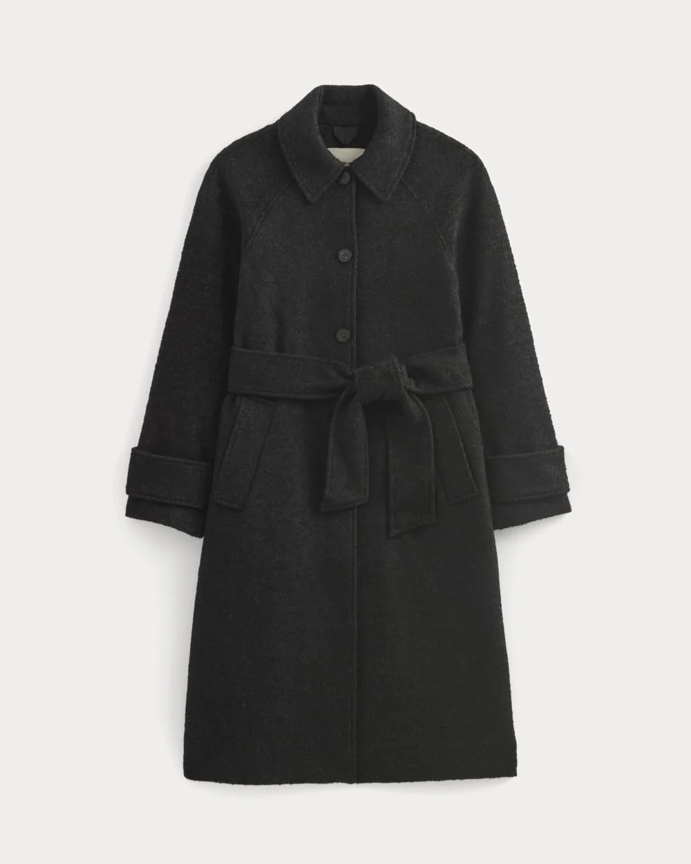 Italian Belted Overcoat | Carbone/Black (4)