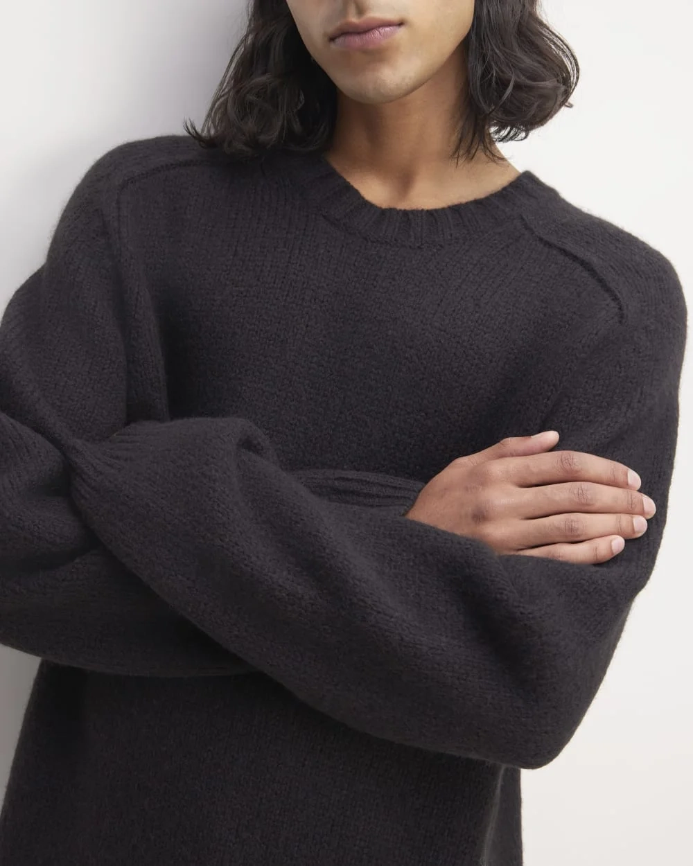 The Cloud Crewneck Sweater | Black (6)