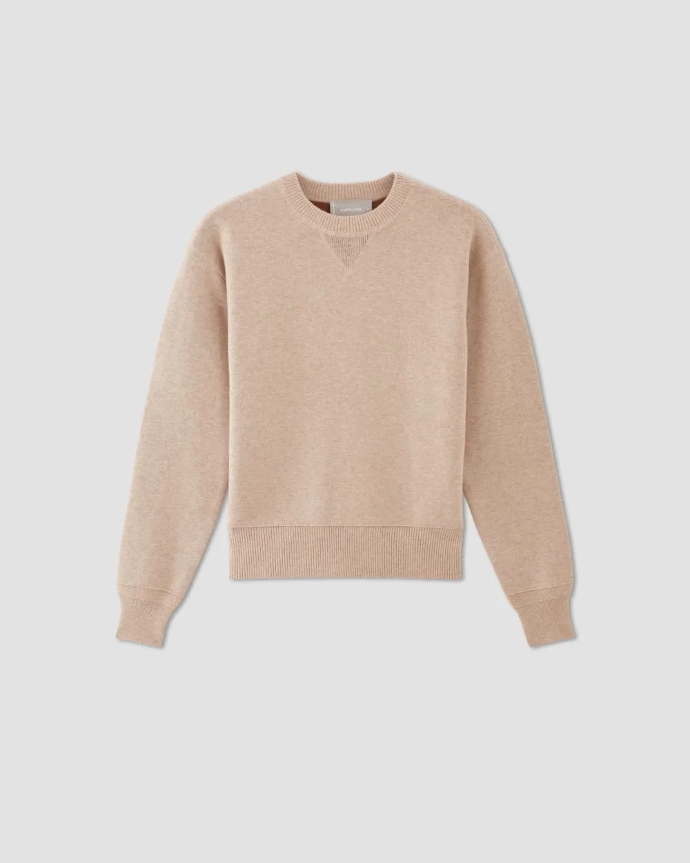 The Cotton-Merino Sweatshirt | Warm Oat Heather (7)