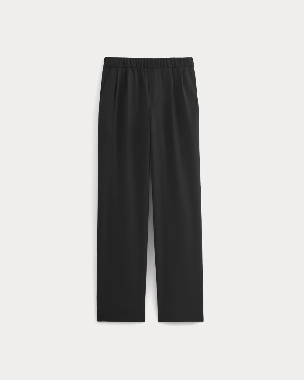 Pleated Trouser in Tailor Twill |  Black (8)