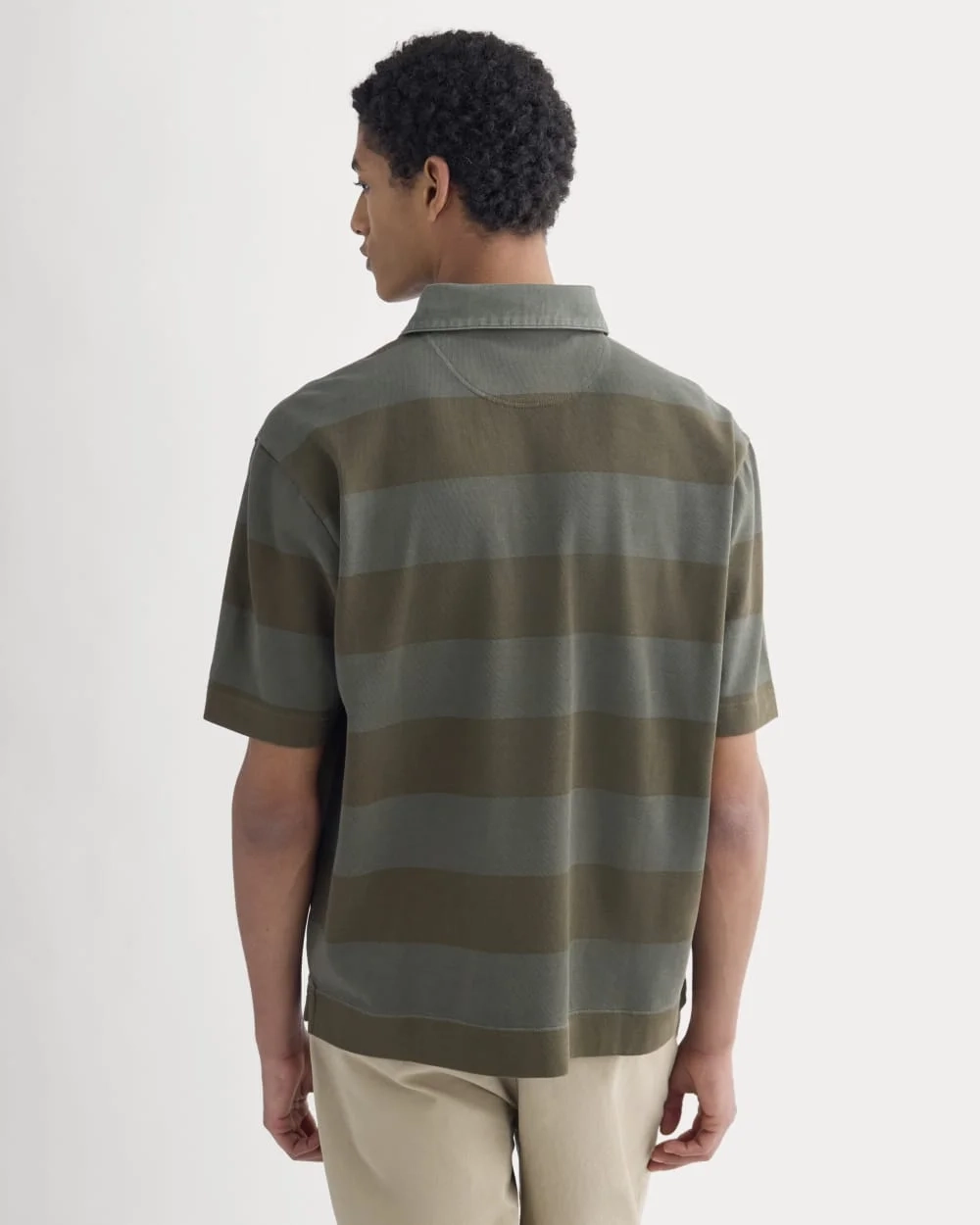 Vintage Rugby Polo | Overdye Olive Night (5)