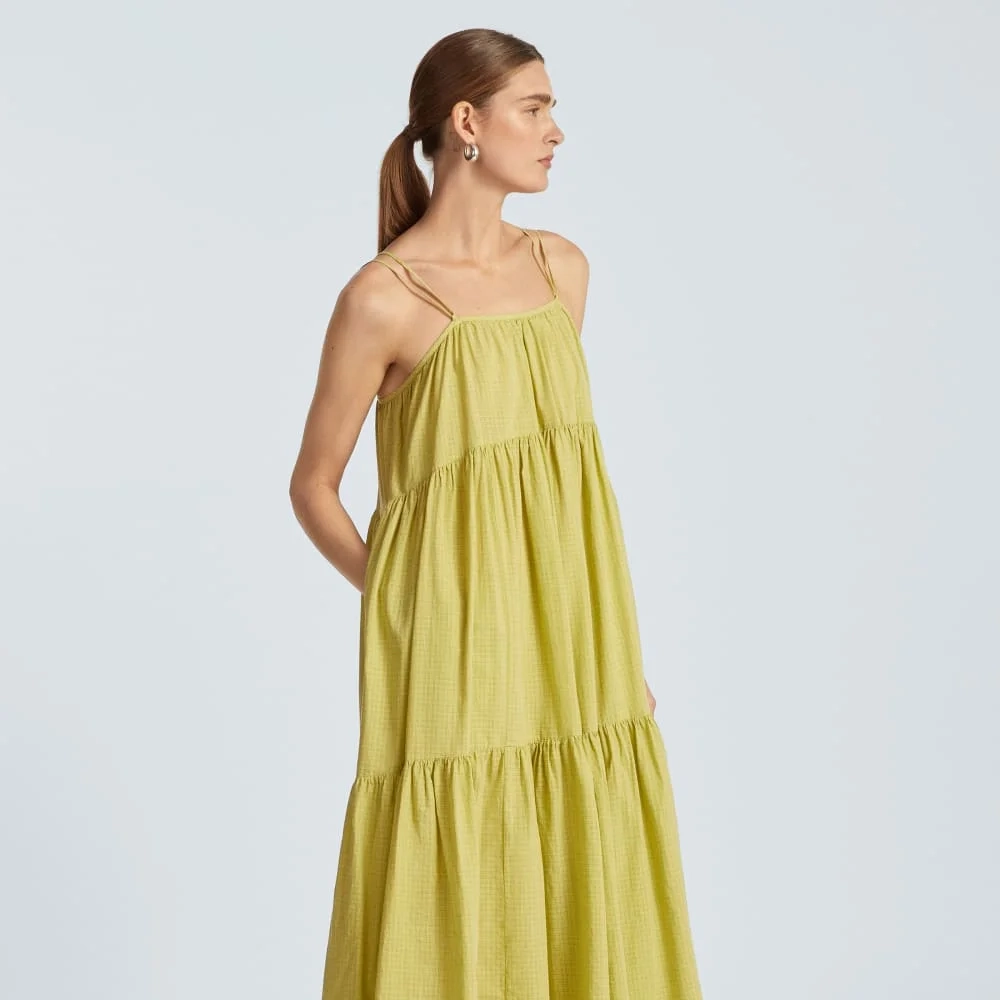 The Billow Tiered Maxi Dress | Pickled Pepper Plaid (5)