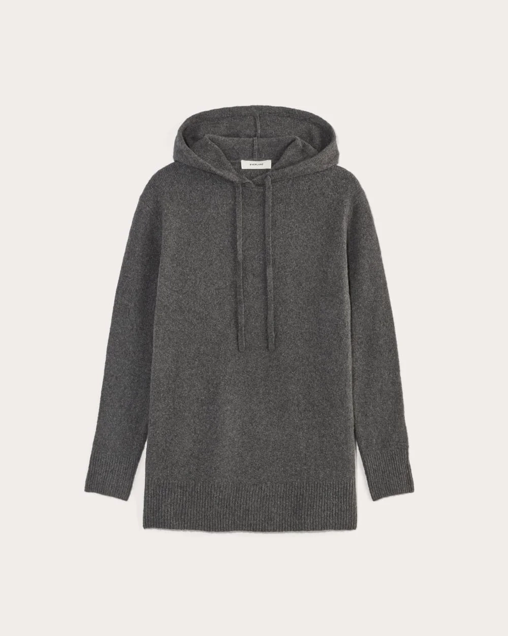 The Oversized Hoodie in Plush Cotton | Charcoal (4)