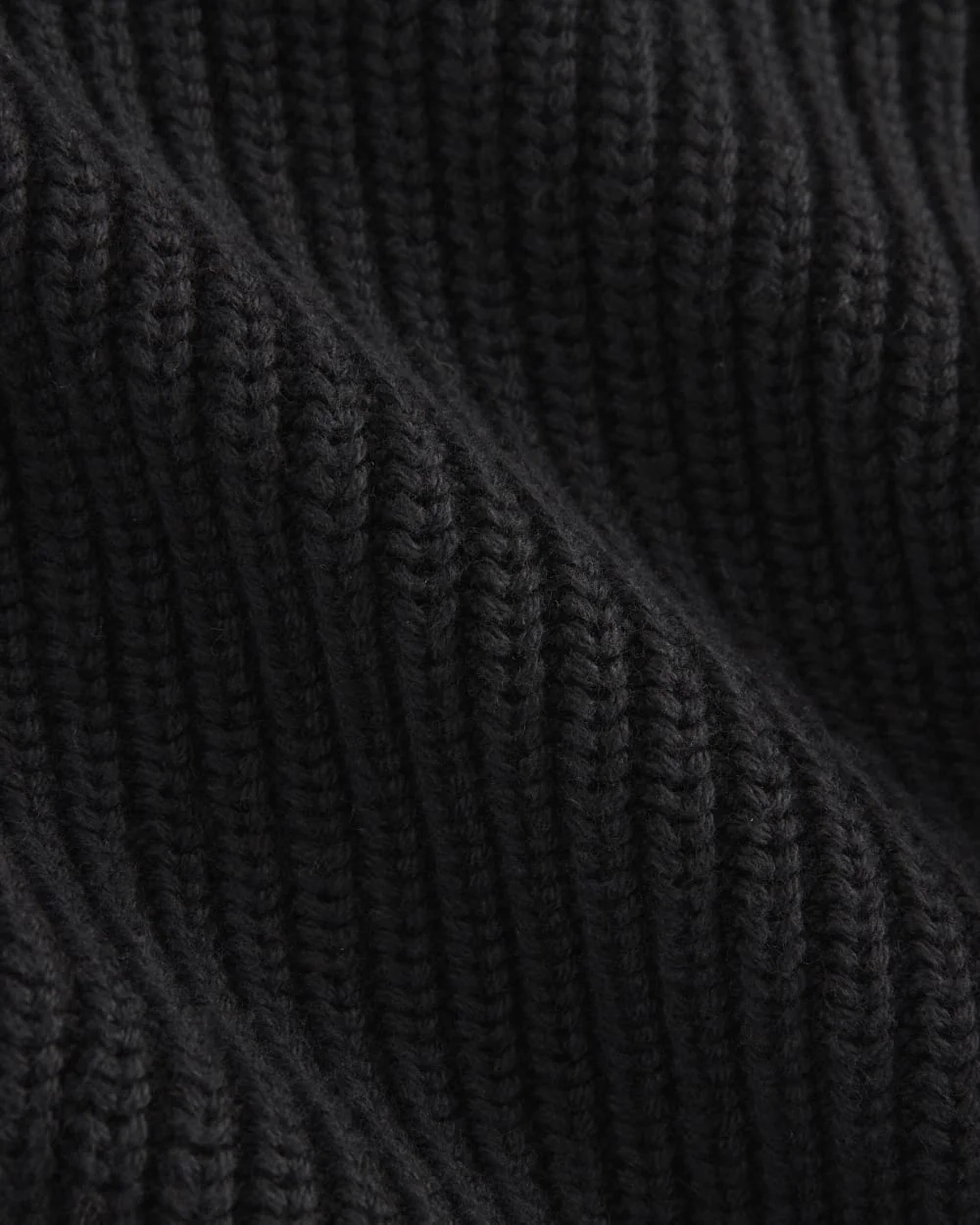 Shrunken Cardigan in Everyday Cotton | Black (6)