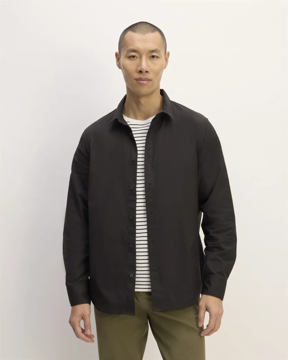 The Supima® Poplin Shirt | Black