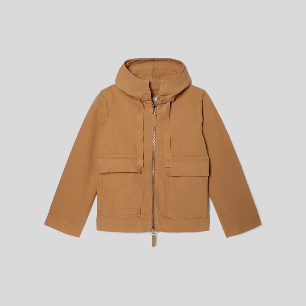 The Canvas Organic Cotton Anorak | Cappuccino (3)