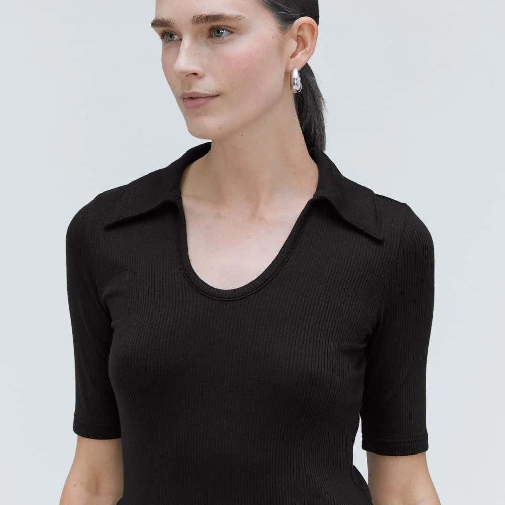 The Super-Soft Short Sleeve Polo | Black (4)
