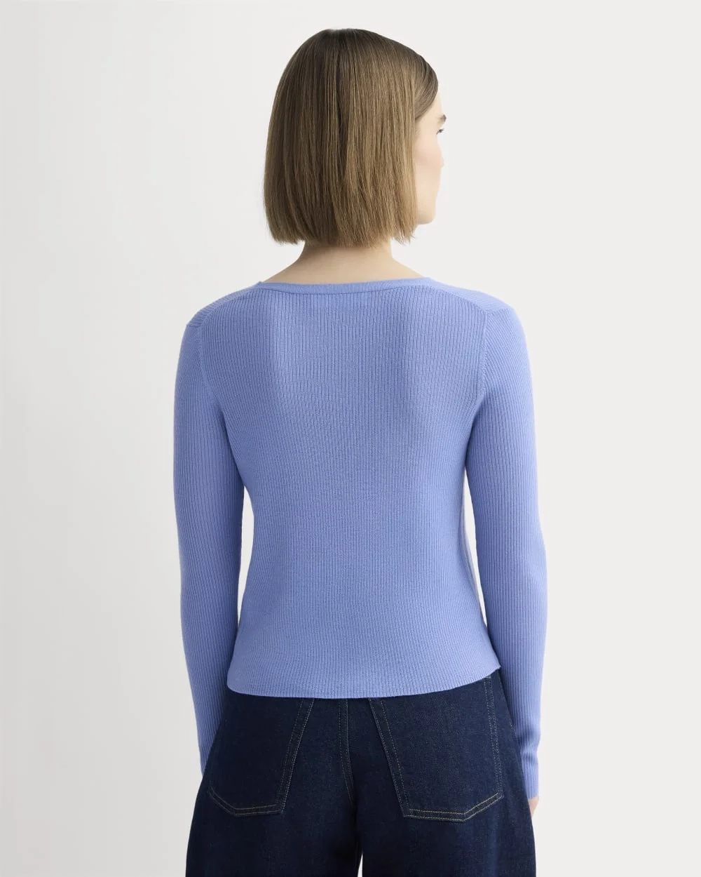 The Cardigan in Ultrasoft Merino | Bluebell (5)