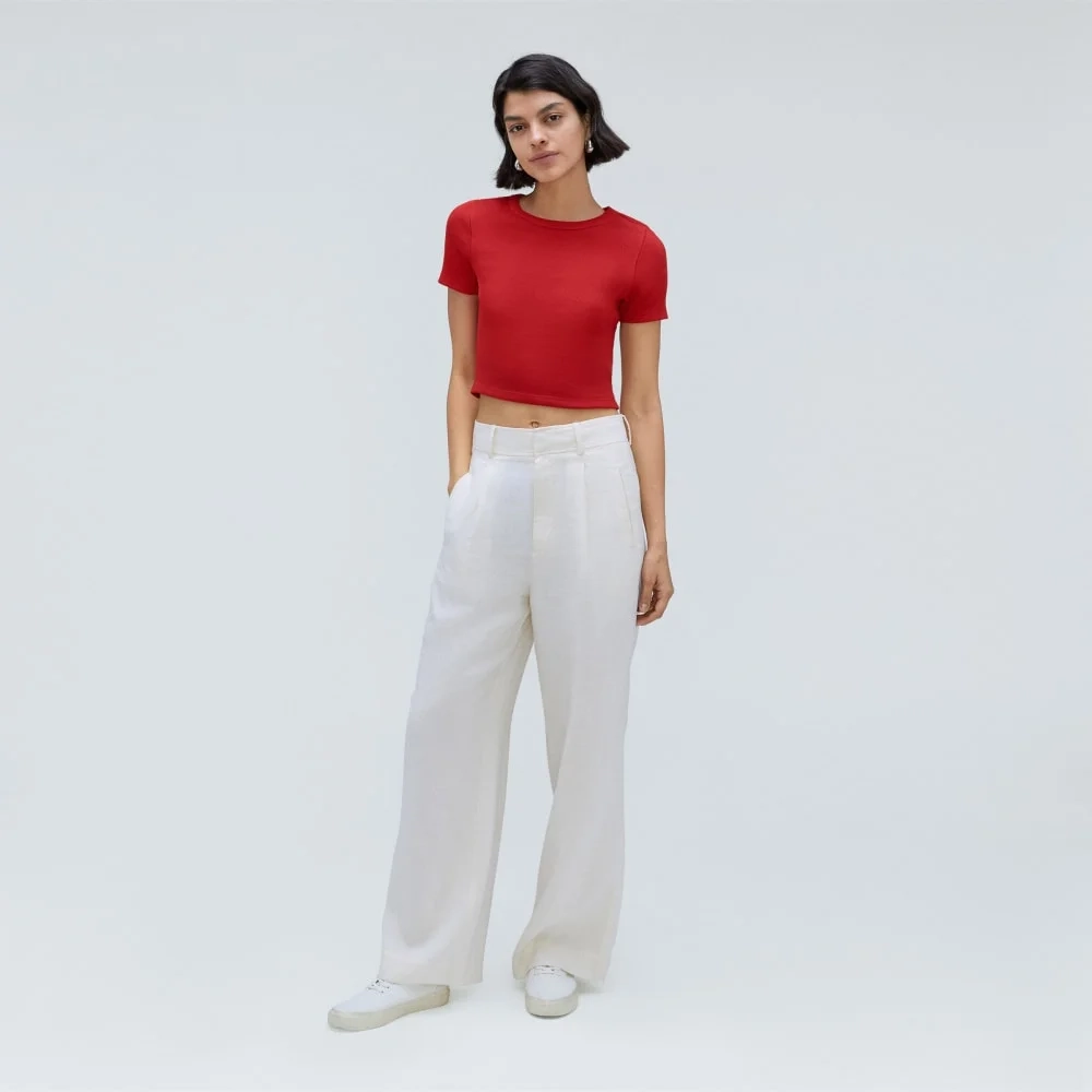 The ’90s Rib Tee | Ruby (5)