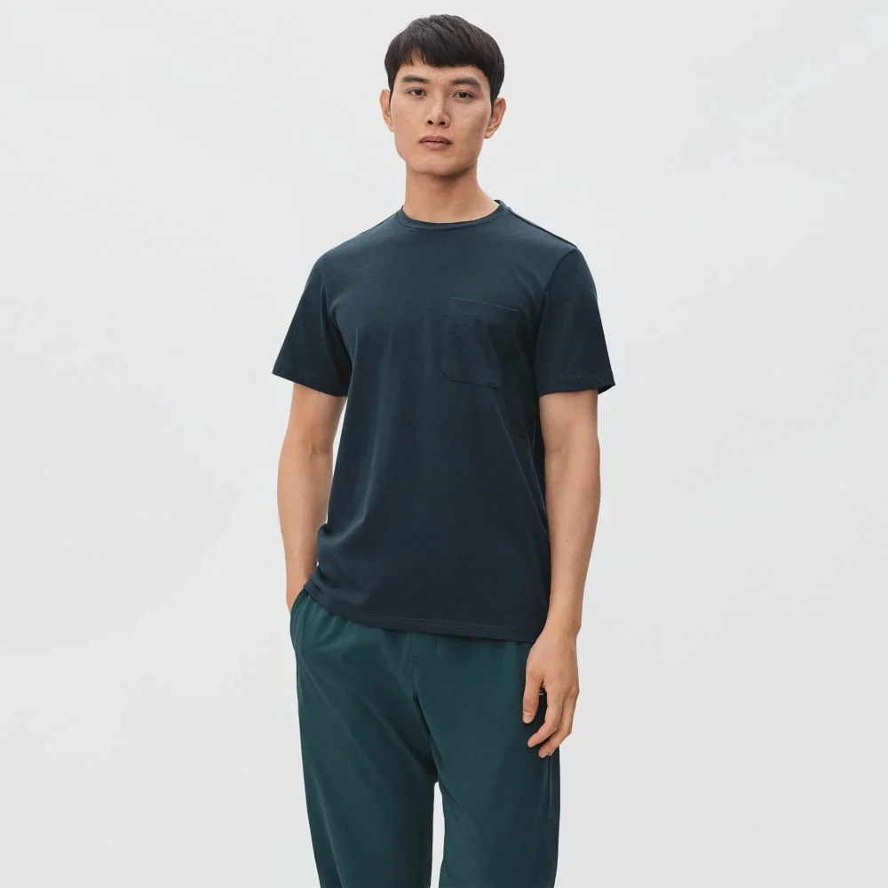 The Organic Cotton Pocket Tee | Deep Navy (4)