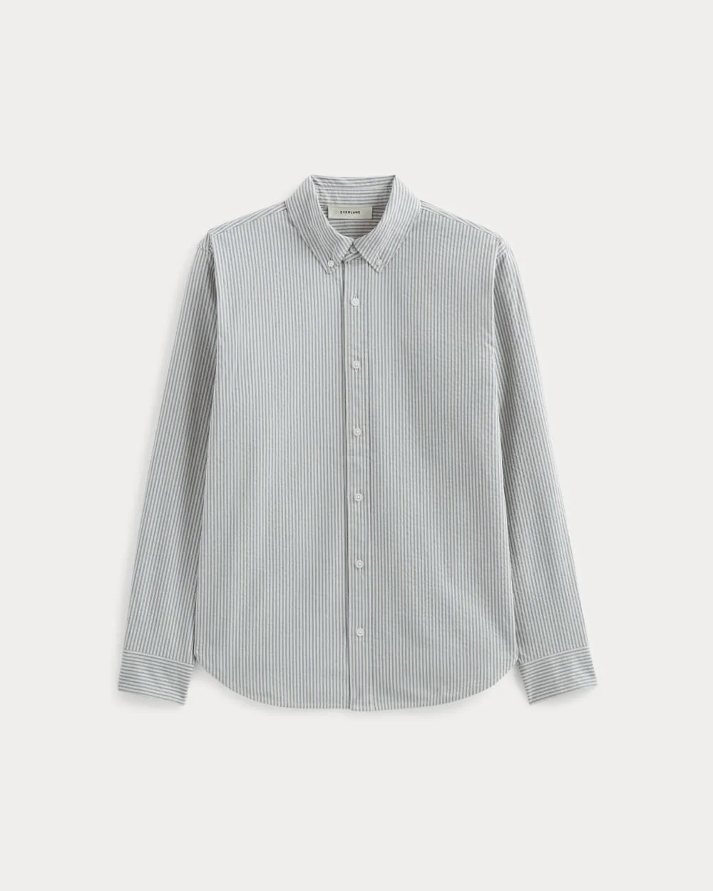 The Seersucker Long-Sleeve Shirt | Dutch Blue / Natural (6)