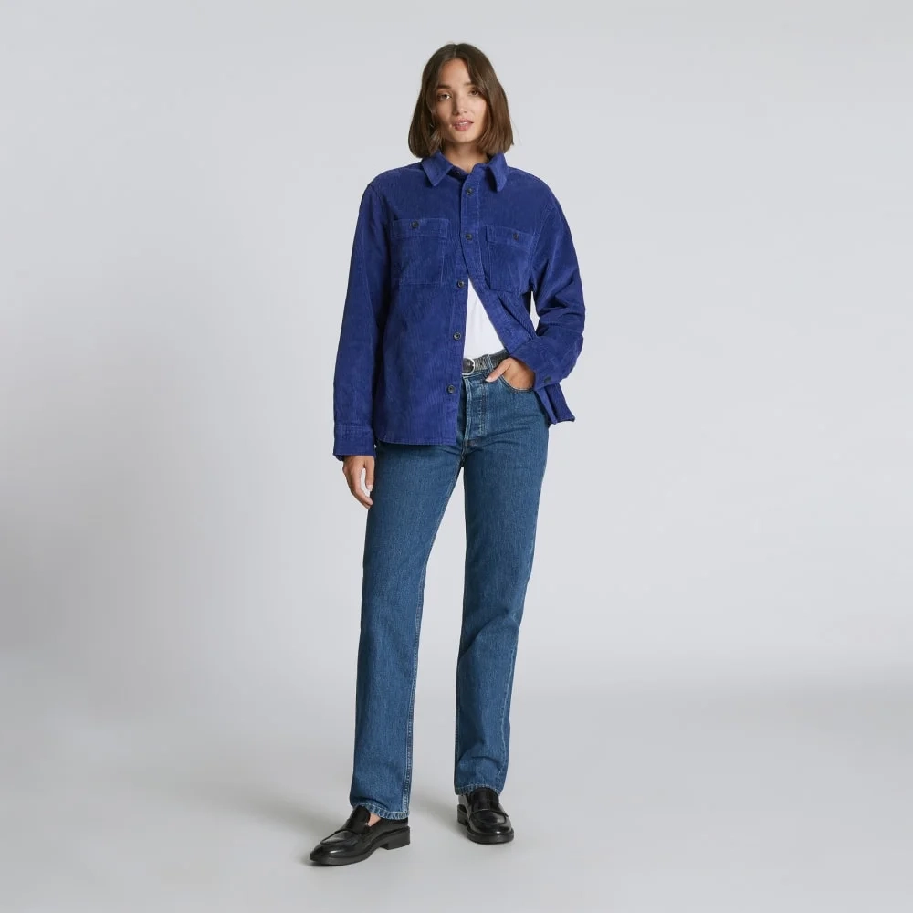 The Corduroy Everyone Overshirt | Cobalt (8)