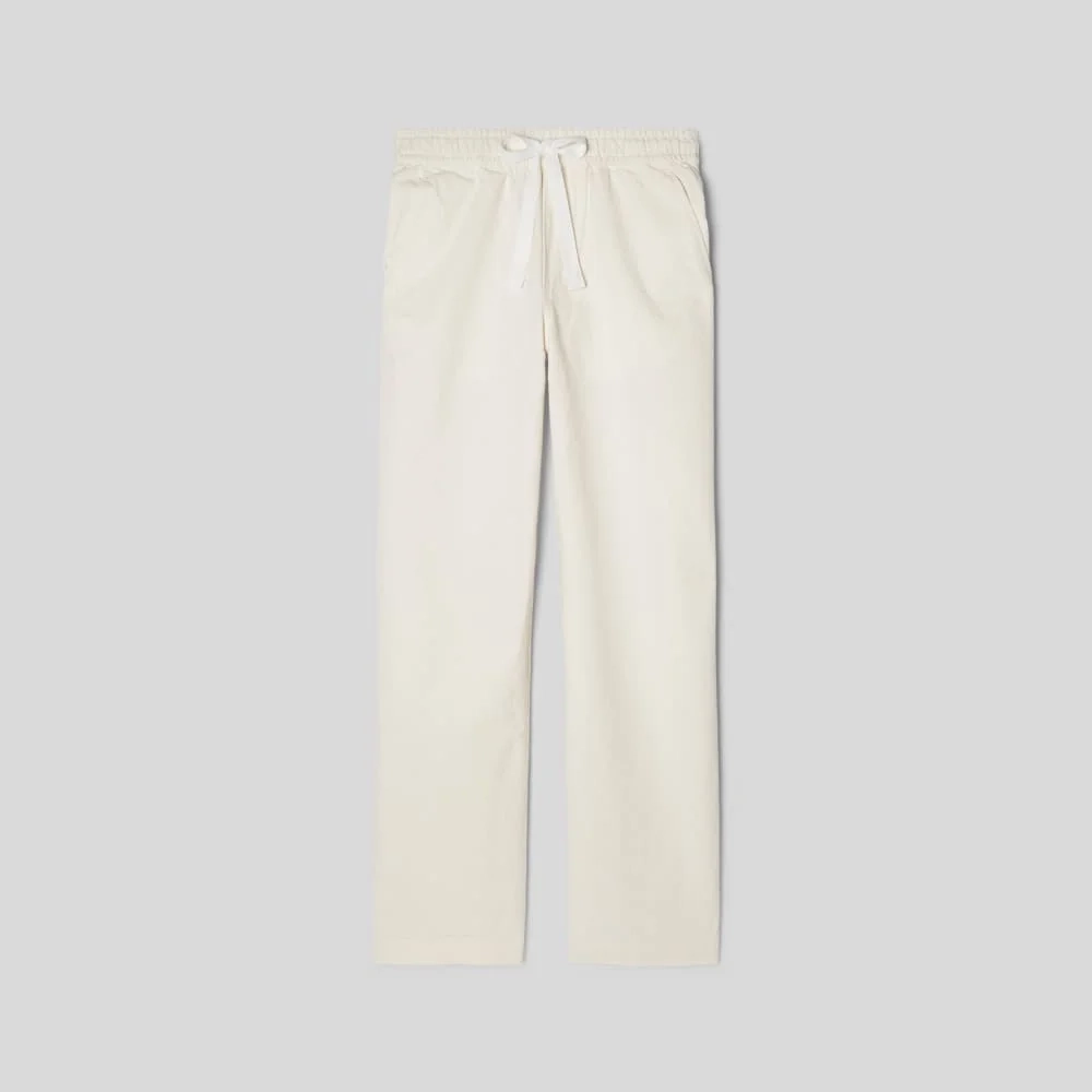 The Canvas Organic Cotton Drawstring Pant | Bone (4)