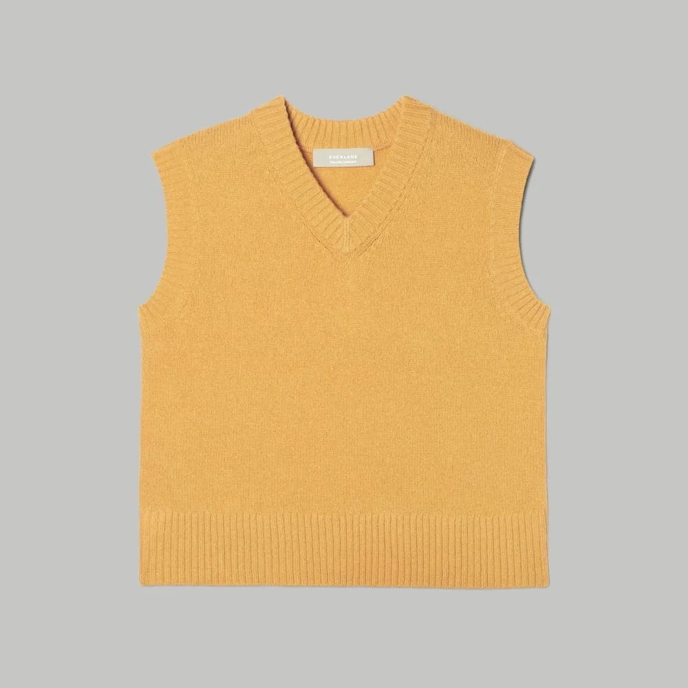 The Cashmere Vest | Kumquat (4)