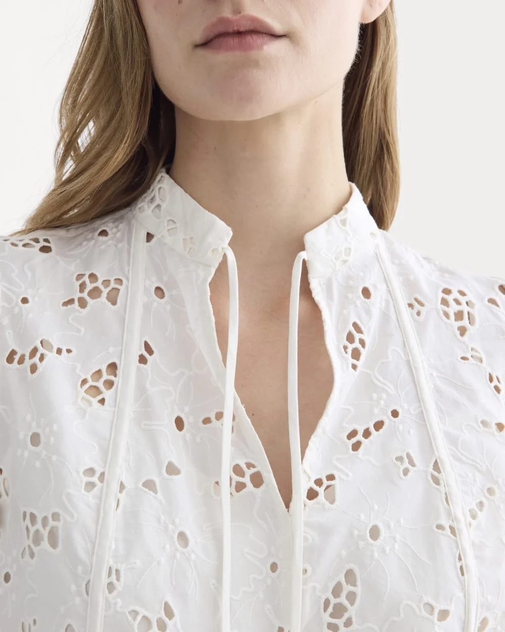 The Eyelet Midi Dress | Bone (2)