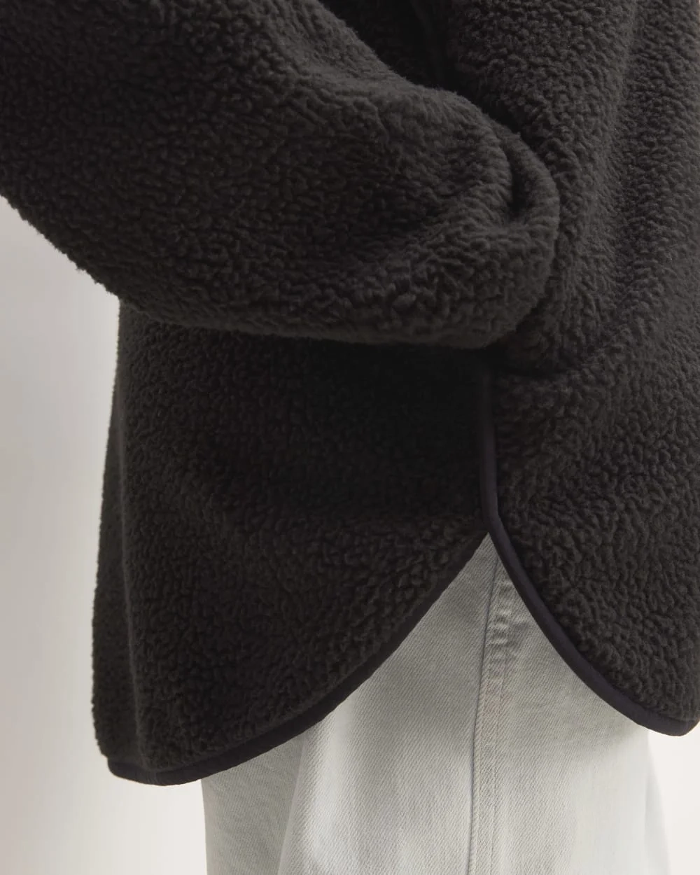 The ReNew Fleece Full-Zip Hoodie | Black (4)