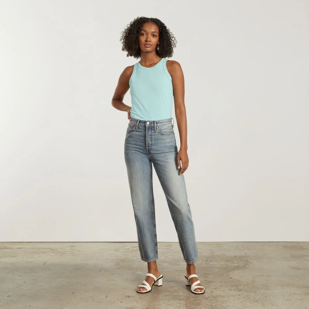 The Tank in Essential Cotton | Ice Blue (3)