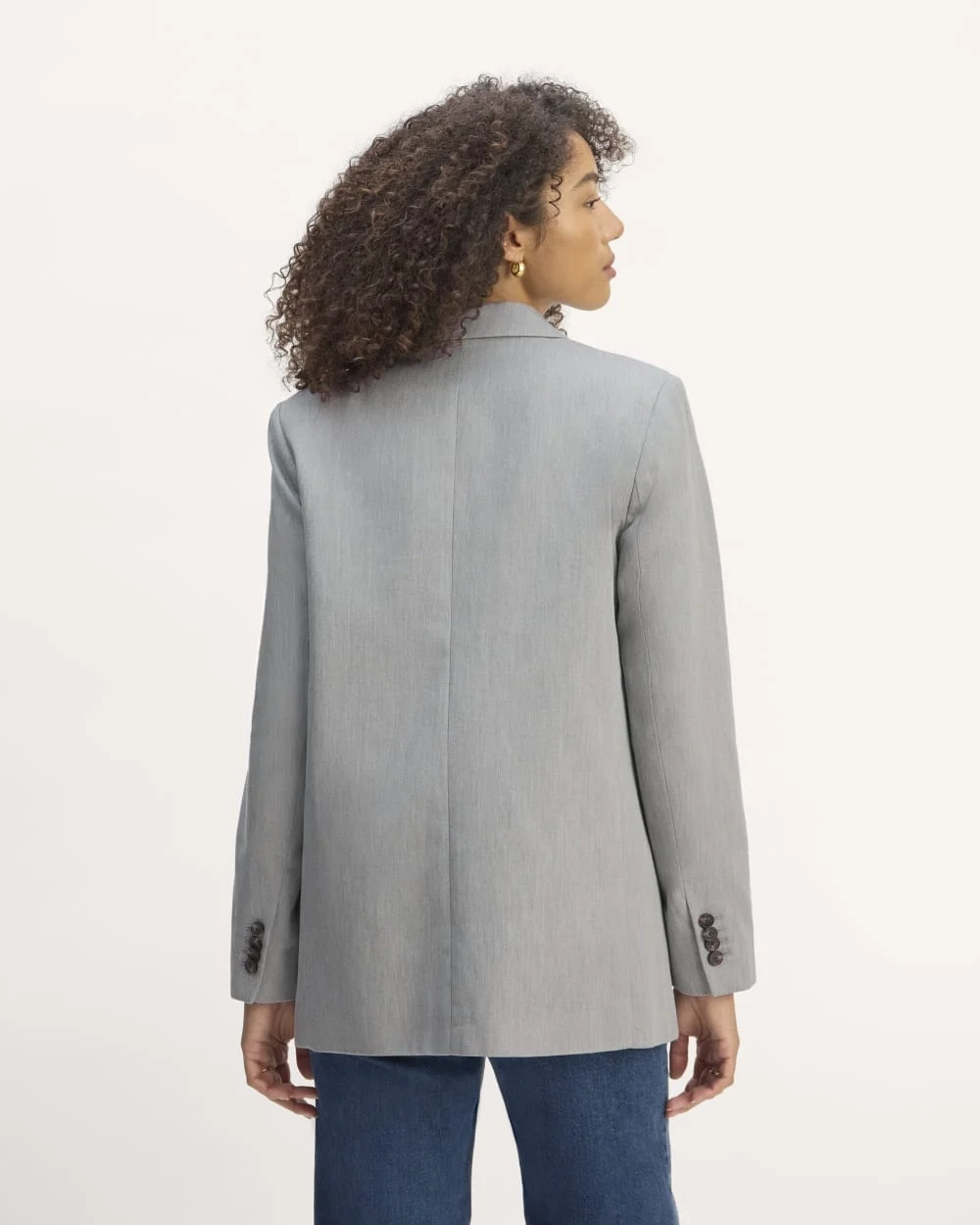 The Oversized Blazer in Buttersmooth | Heather Steel (5)