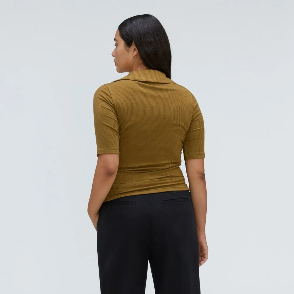 The Super-Soft Short Sleeve Polo | Tapenade (5)