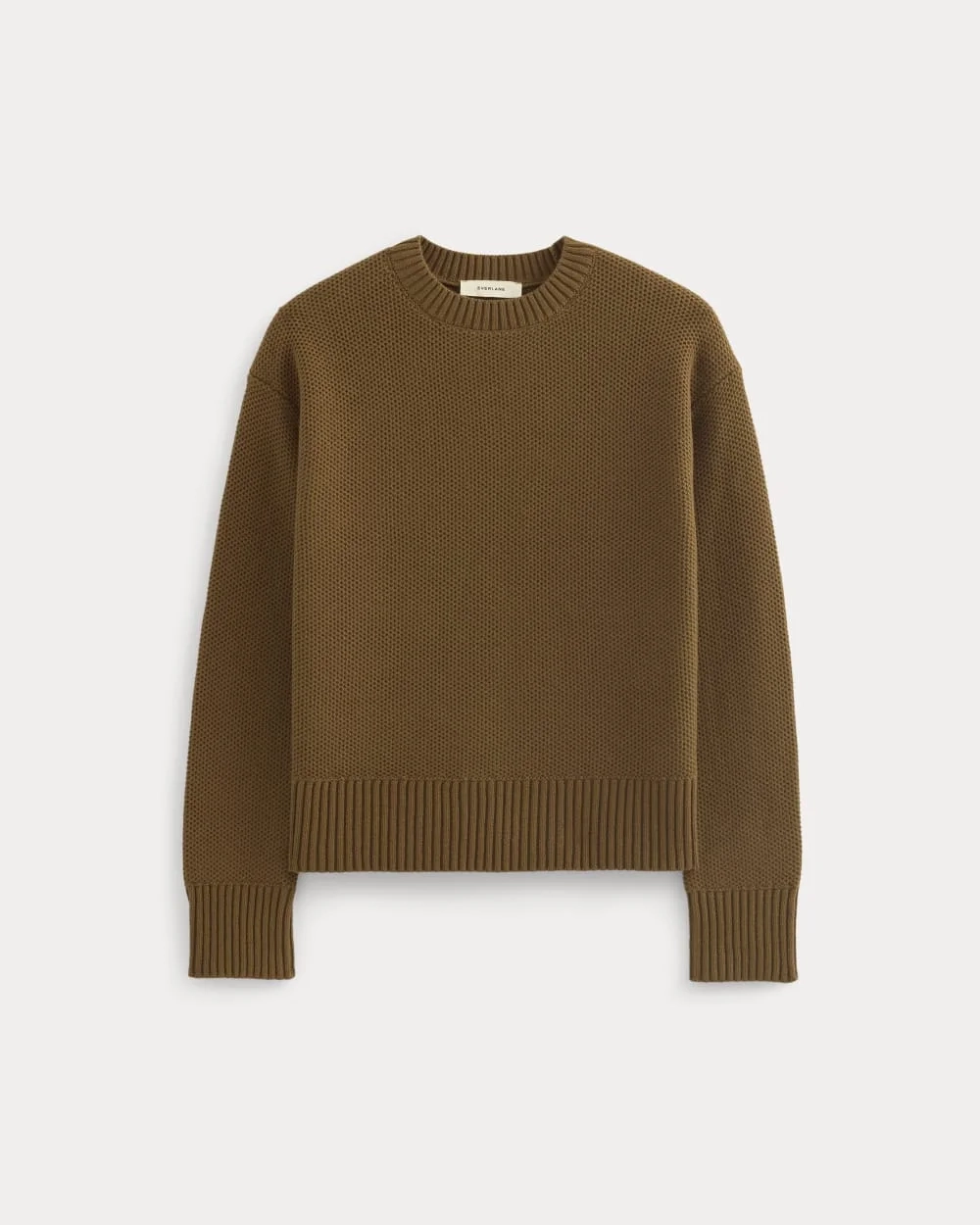 The Cotton Honeycomb Square Crew | Toffee (3)