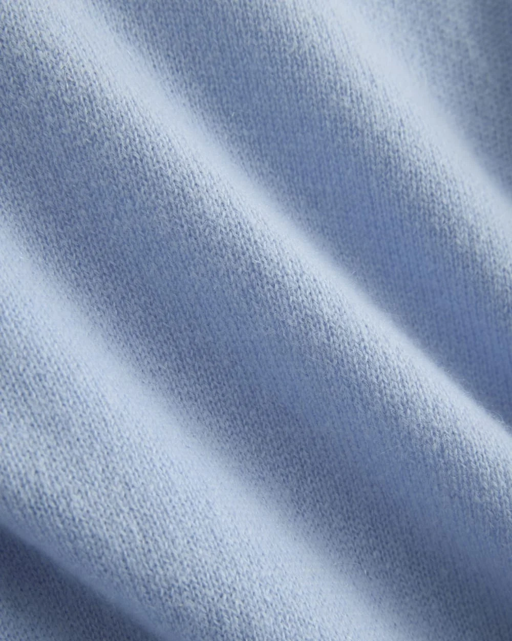 Cashmere Cropped Cardigan | Open Air Blue (5)