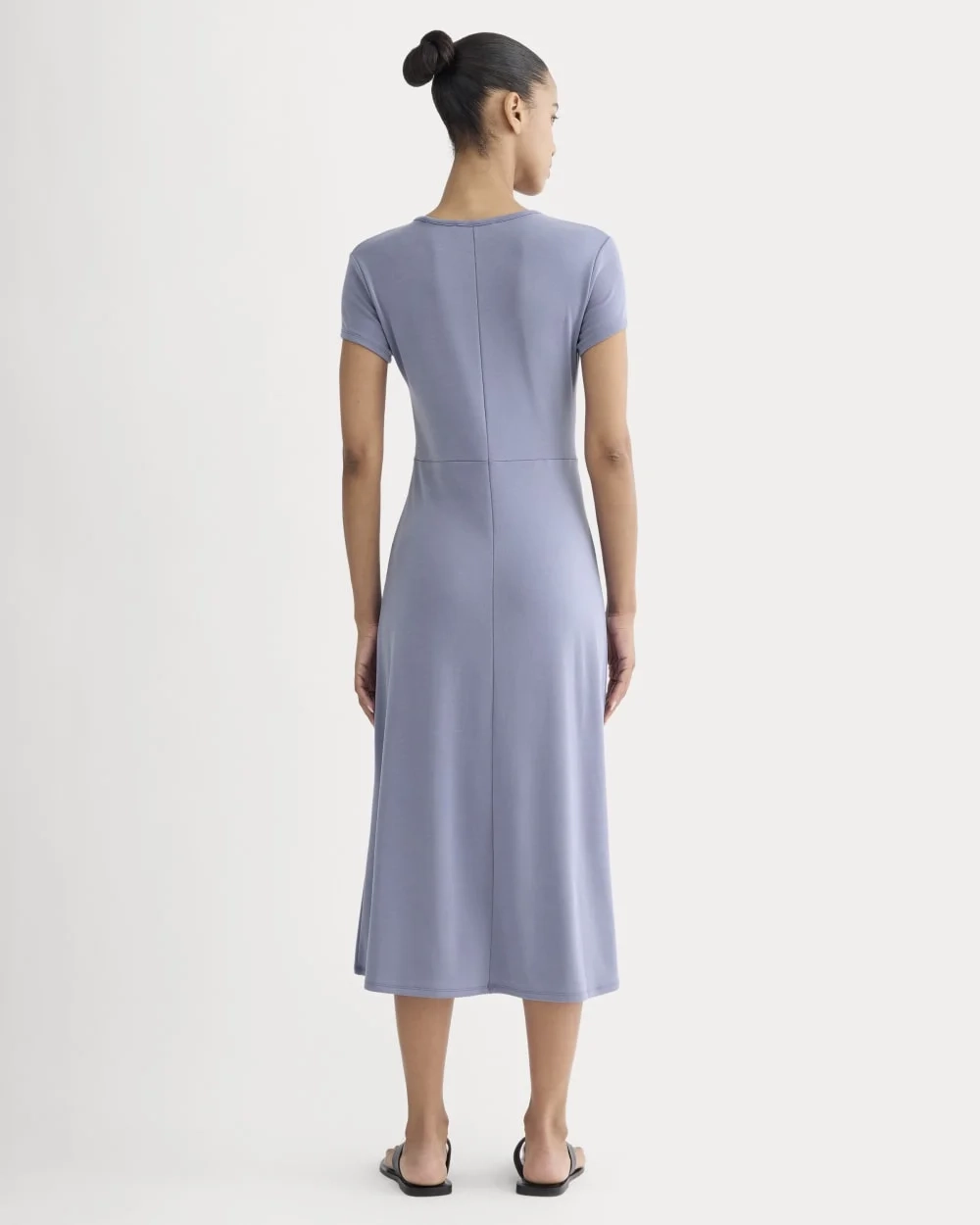 Midi Tee Dress in Butterknit | Blue Dusk (4)