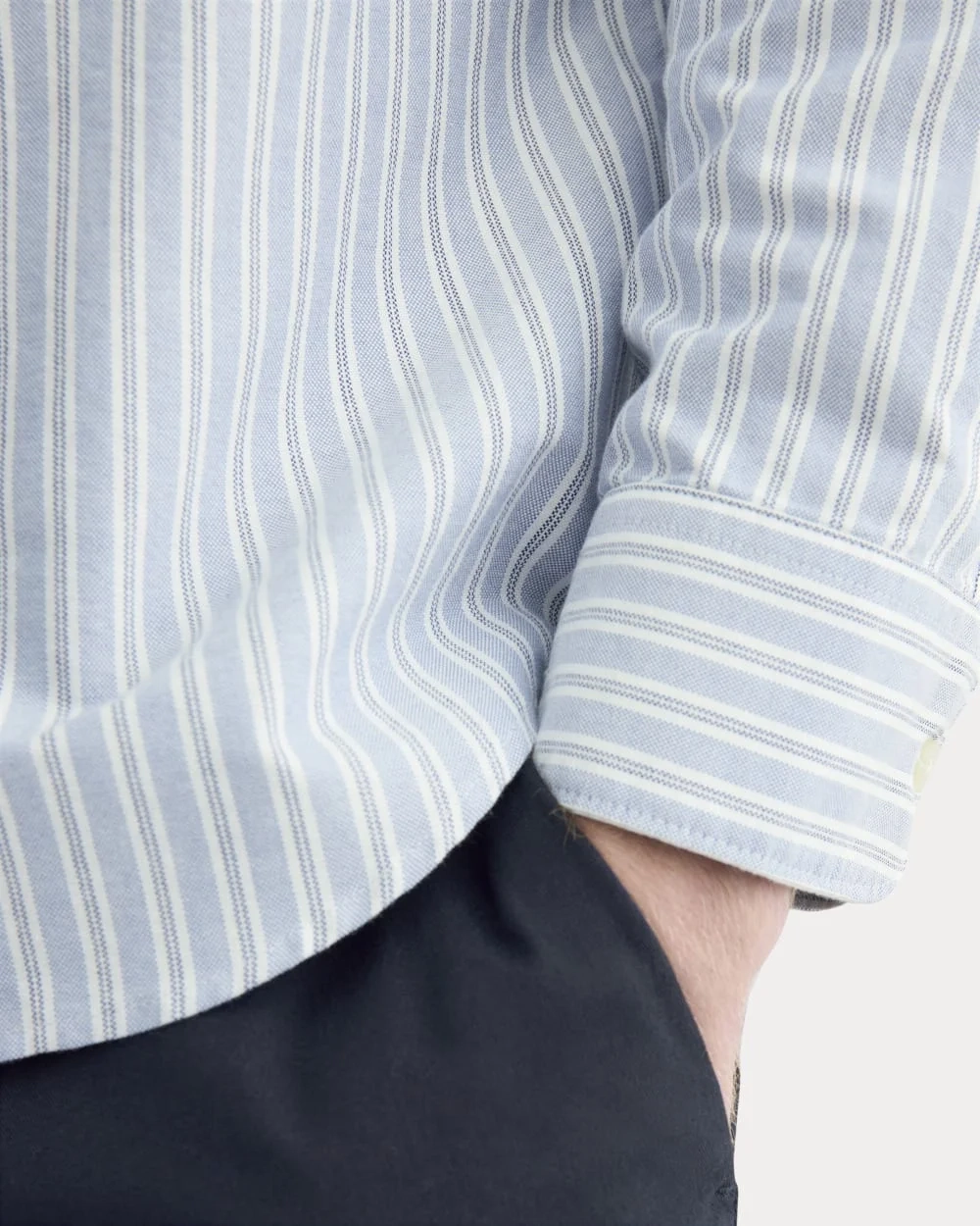 The Slim Oxford Shirt | Summer Sky Stripe | Standard (5)
