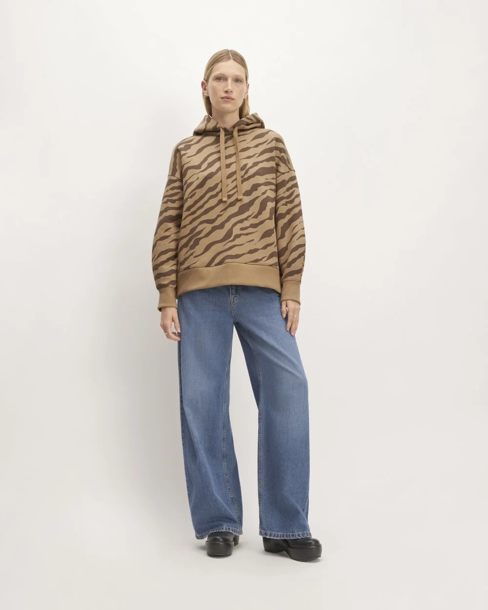 The ReTrack Hoodie | Cocoa Tiger Stripe (5)