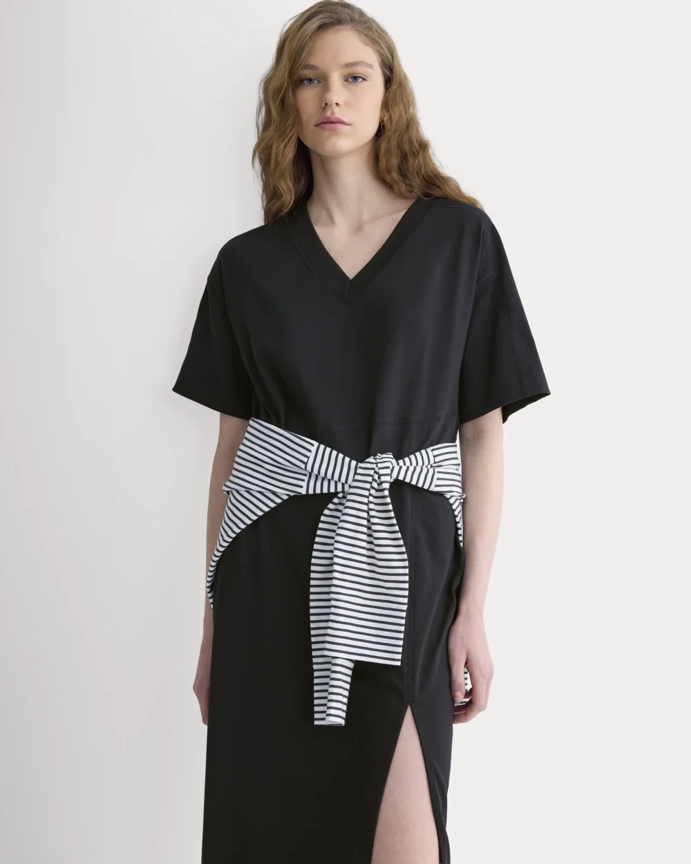 Weekend Tee Midi Dress | Black (4)
