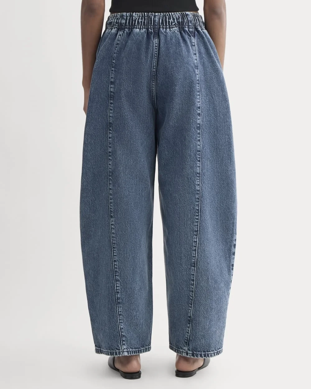 The Drawstring Baggy Jean | Mid Indigo (5)