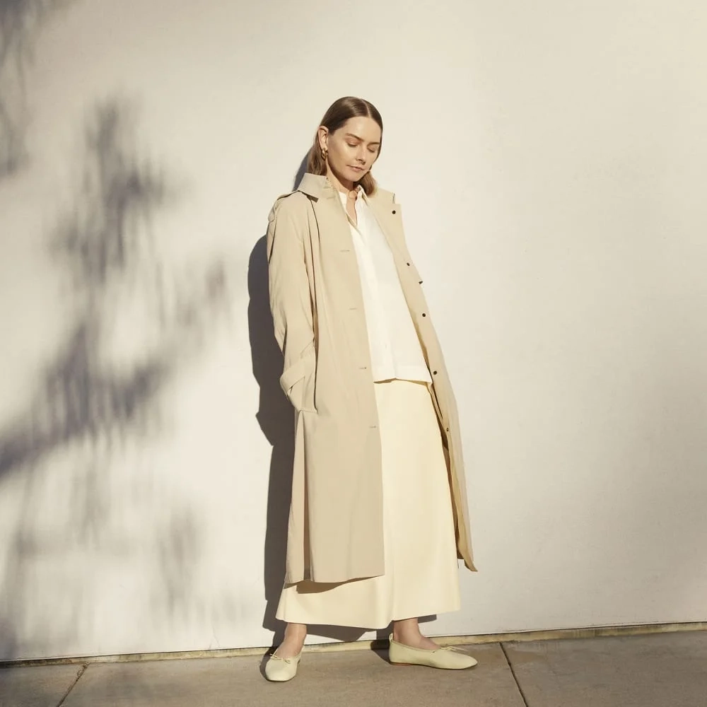 The Long Mac Coat | Stone (7)