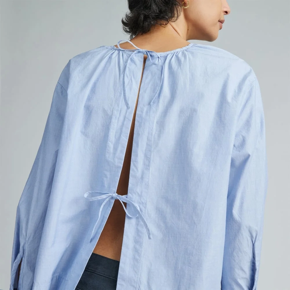 The Poplin Breeze Shirt | Light Blue (4)