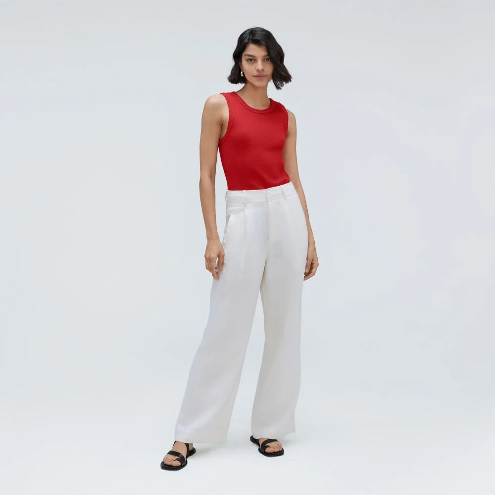 The Ribbed Cutout Tank | Ruby (5)