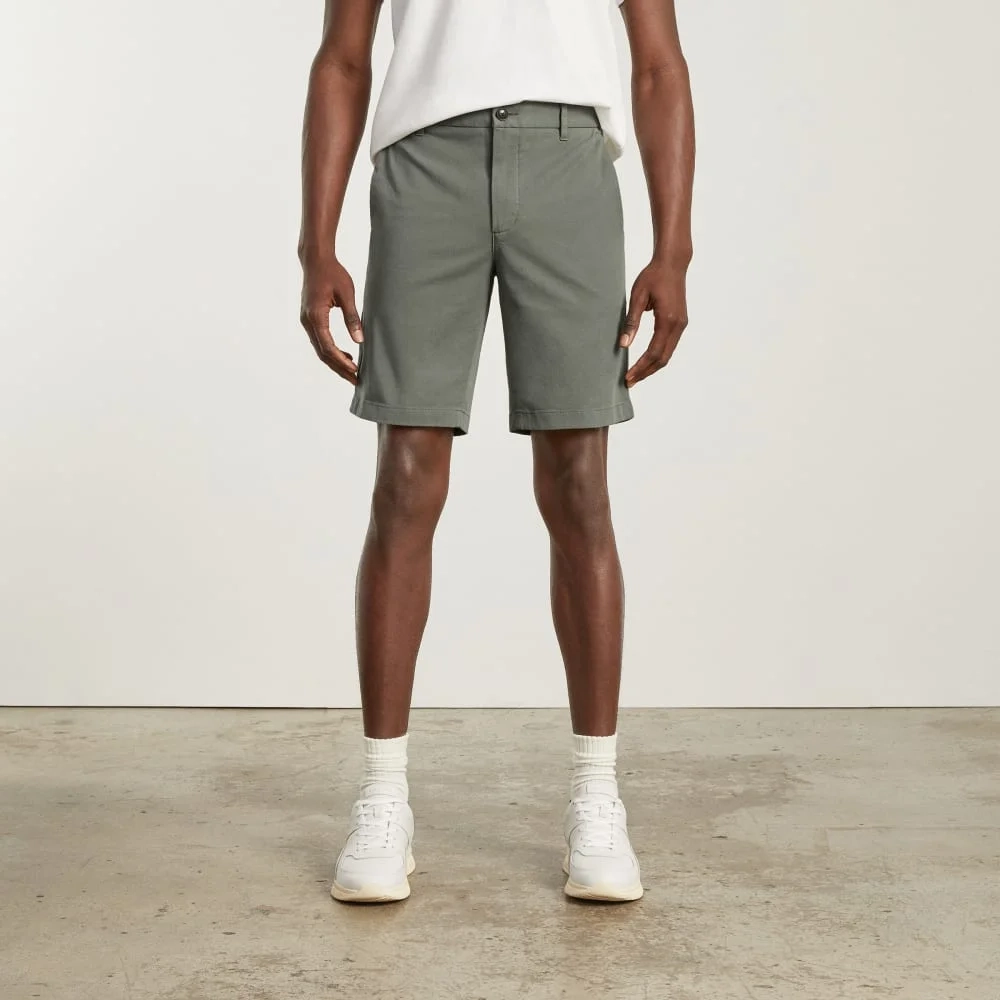 The 9" Slim-Fit Performance Chino Short | Pewter Green (5)