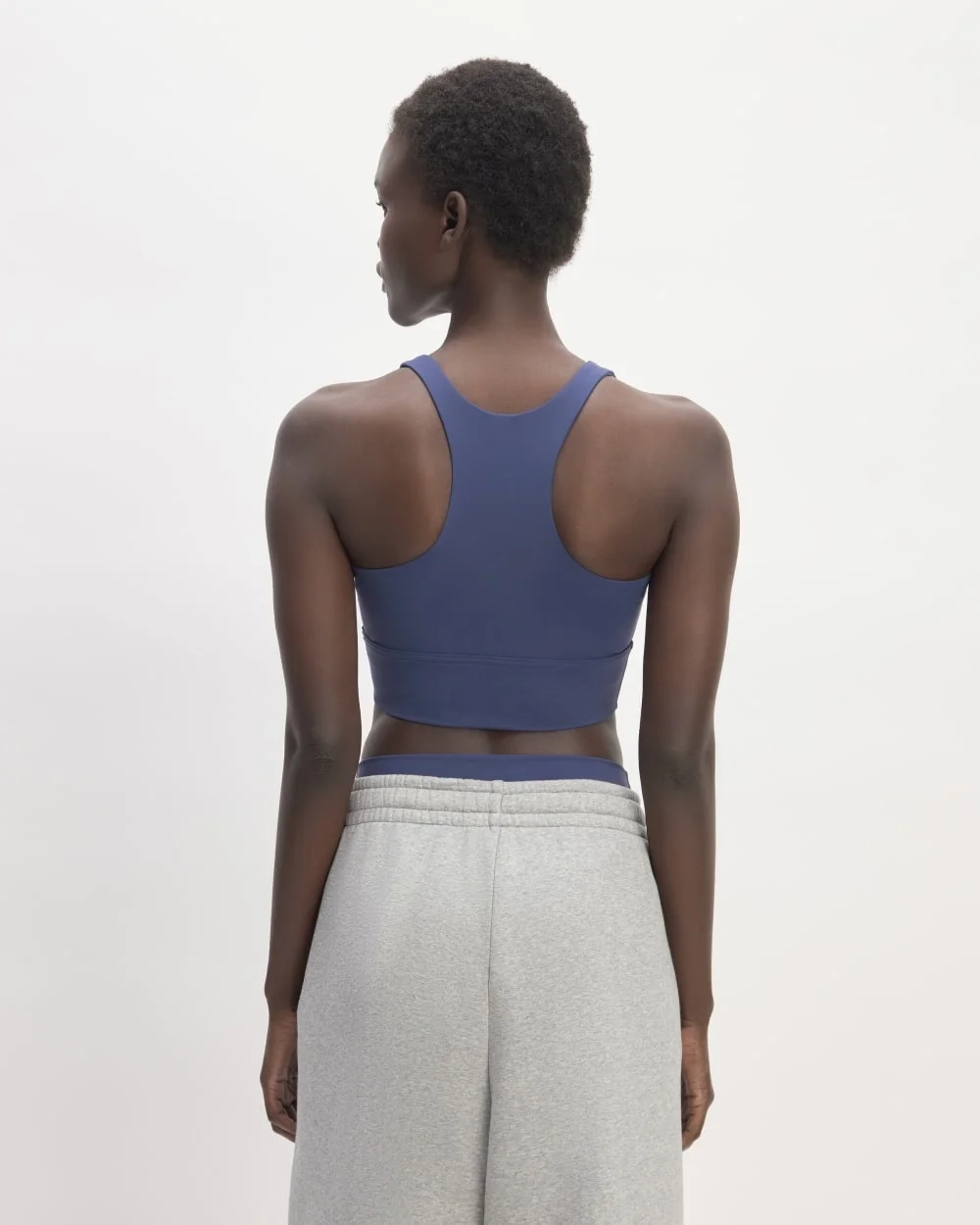 The Perform Longline Bra | Ocean Blue (4)