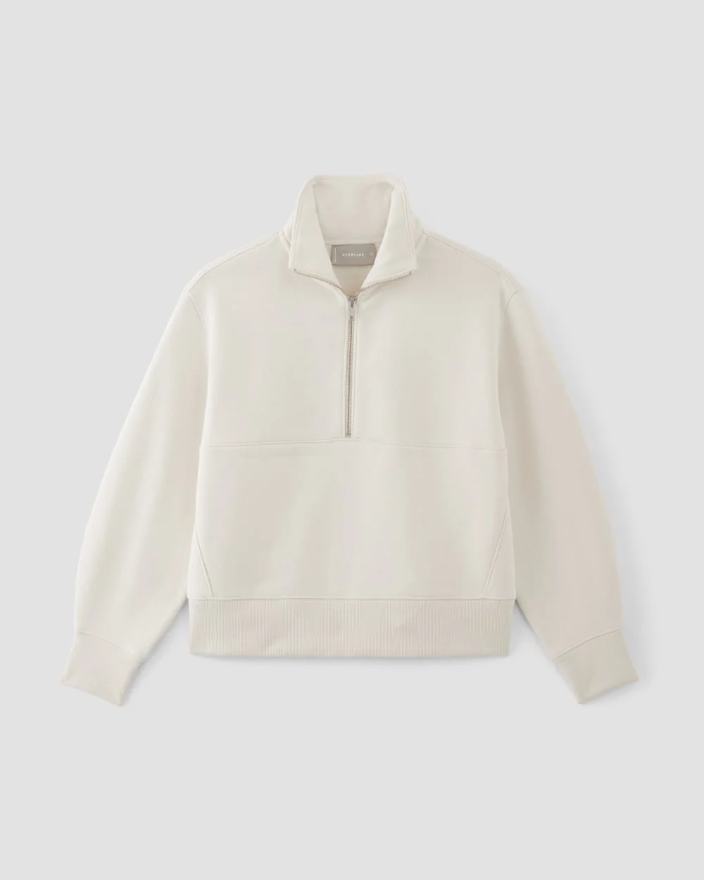 The ReTrack Half-Zip Sweatshirt | Bone (5)