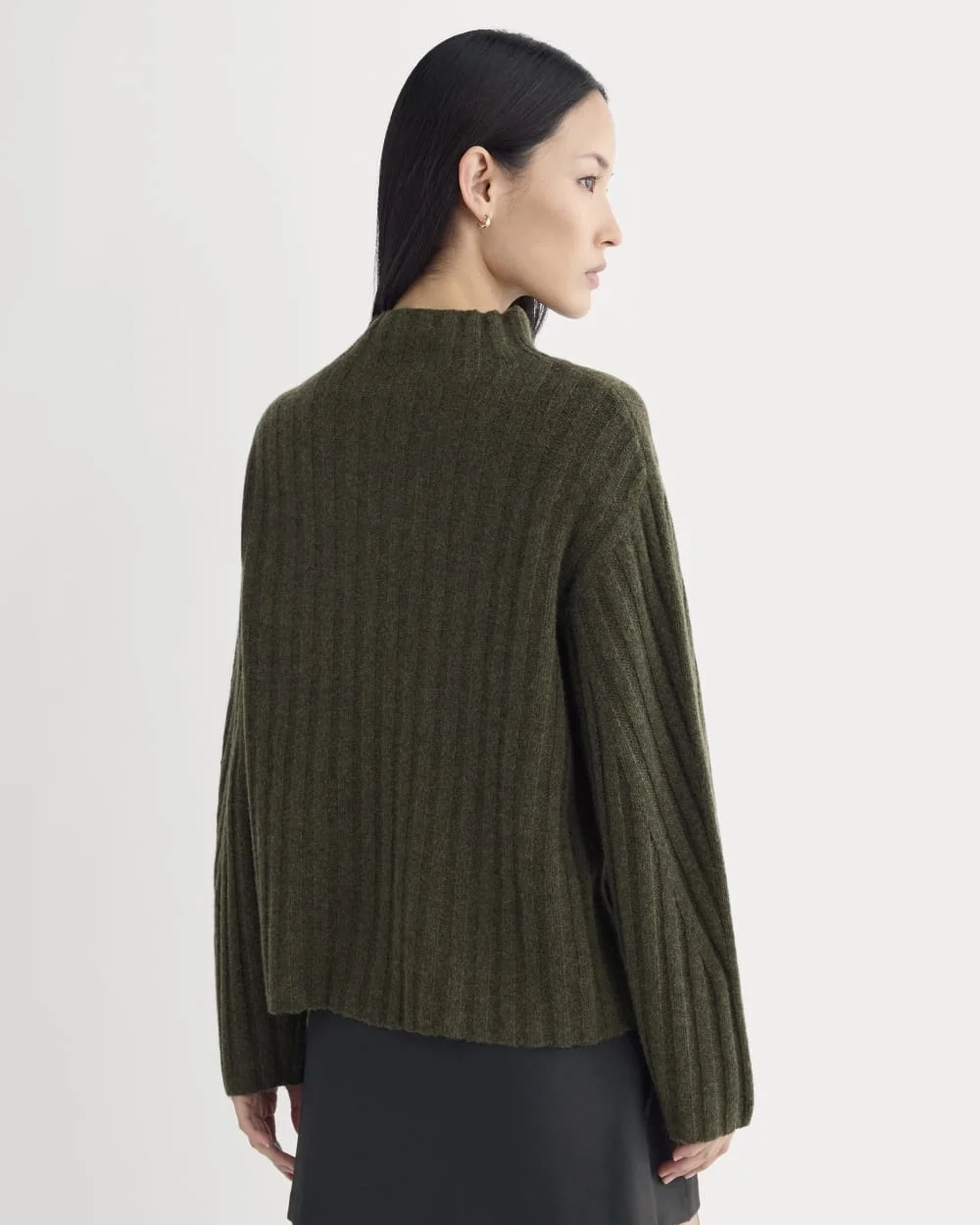 Funnel-Neck Sweater in Wool Cashmere | Heather Beech (6)